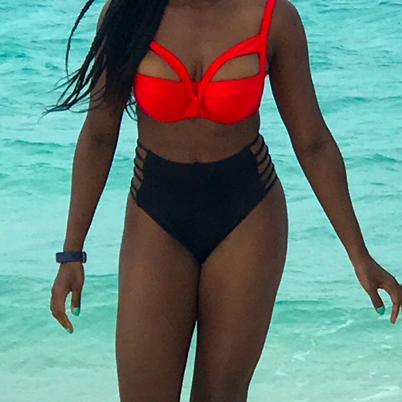 ASOS Red Bikini Top - Picture 1 of 8